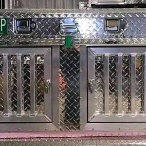 2-Hole Zepp Deluxe Dog Box with Top Storage